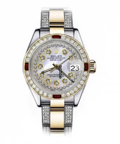 Wonderful Fake Rolex Lady-datejust 68273 Automatic Movement 31mm Gold/steel Case Womens Watch