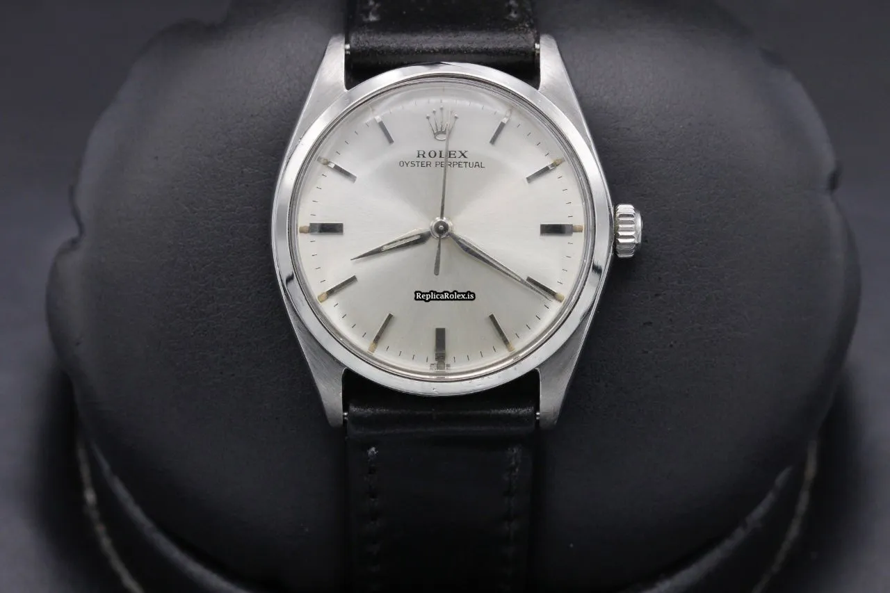 Stylish Replica Rolex Oyster Perpetual 5552 34mm Steel Case Watch