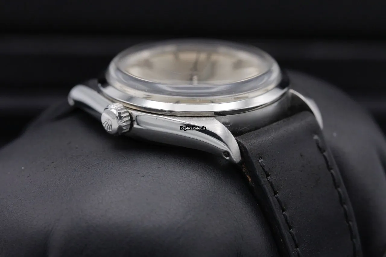 Stylish Replica Rolex Oyster Perpetual 5552 34mm Steel Case Watch - Image 4