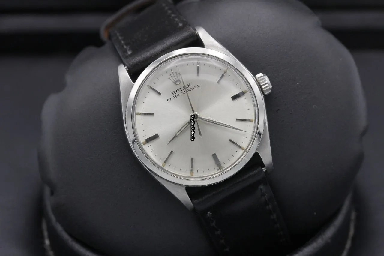 Stylish Replica Rolex Oyster Perpetual 5552 34mm Steel Case Watch - Image 9
