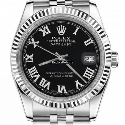 Excellent Fakes Rolex Oyster Perpetual Lady Date 69160 Automatic Movement 26mm Steel Case Womens Watch - Image 2