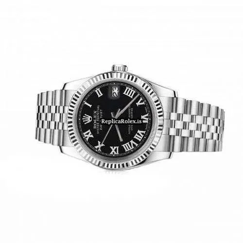 Excellent Fakes Rolex Oyster Perpetual Lady Date 69160 Automatic Movement 26mm Steel Case Womens Watch - Image 3