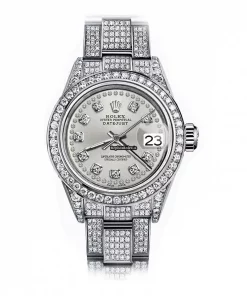 Fantastic Replica Rolex Oyster Perpetual Lady Date 69160 Automatic Movement 26mm Steel Case Womens Watch