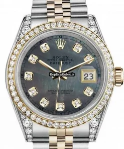 Terrific Imitation Rolex Lady-datejust 68274 Automatic Movement 31mm Gold/steel Case Womens Watch