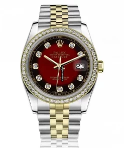 Superb Replica Rolex Datejust 16013 Automatic Movement 36mm Gold/steel Case Mens/unisex Watch
