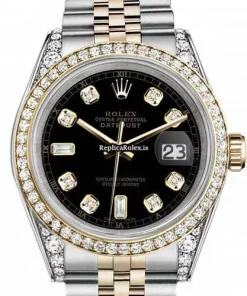 Pleasing Fake Rolex Lady-datejust 68274 Automatic Movement 31mm Gold/steel Case Womens Watch