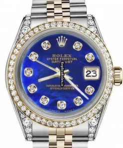 Fabulous Fake Rolex Lady-datejust 68274 Automatic Movement 31mm Gold/steel Case Womens Watch