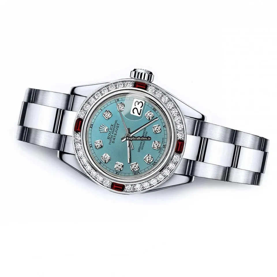 Epic Replica Rolex Oyster Perpetual Lady Date 69160 Automatic Movement 26mm Steel Case Womens Watch - Image 2