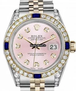 Remarkable Replica Rolex Lady-datejust 69173 Automatic Movement 26mm Gold/steel Case Womens Watch