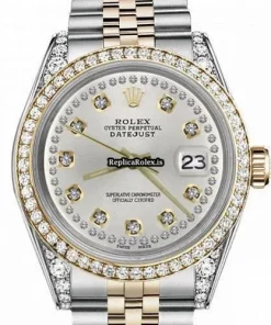 Nice Copies Rolex Lady-datejust 69173 Automatic Movement 26mm Gold/steel Case Womens Watch