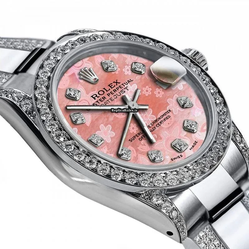 Remarkable Replica Rolex Lady-datejust 68274 Automatic Movement 31mm Steel Case Womens Watch - Image 2