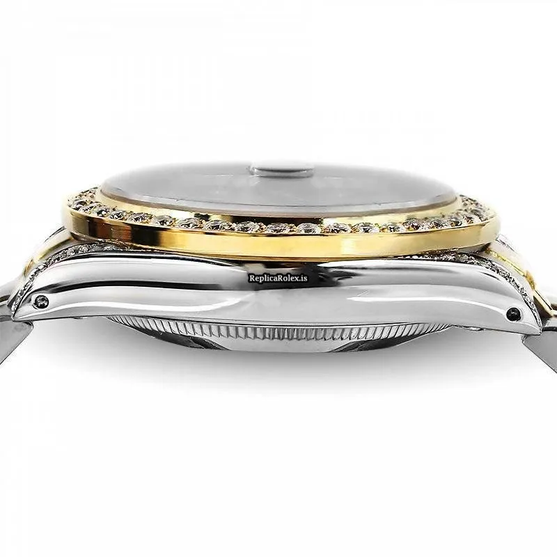 Lovely Replica Rolex Lady-datejust 68274 Automatic Movement 31mm Gold/steel Case Womens Watch - Image 4