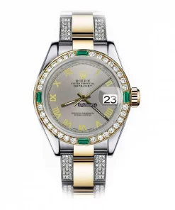 Wholesale Replica Rolex Lady-datejust 69173 Automatic Movement 26mm Gold/steel Case Womens Watch