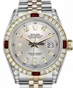 Suitable Imitation Rolex Lady-datejust 69173 Automatic Movement 31mm Gold/steel Case Womens Watch