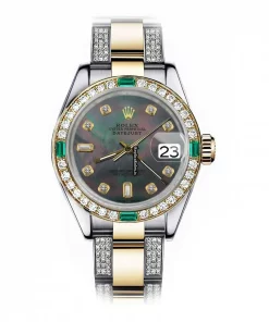 Affordable Replicas Rolex Lady-datejust 68273 Automatic Movement 31mm Gold/steel Case Womens Watch