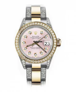 Appealing Replica Rolex Lady-datejust 69173 Automatic Movement 26mm Gold/steel Case Womens Watch
