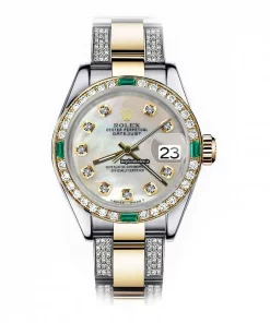 Stylish Replica Rolex Lady-datejust 68273 Automatic Movement 31mm Gold/steel Case Womens Watch