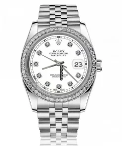 Well Made Fake Rolex Datejust 16030 Automatic Movement 36mm Steel Case Mens/unisex Watch