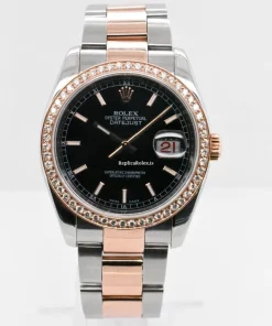 Quality Replica Rolex Datejust 116201 Automatic Movement 36mm Gold/steel Case Mens/unisex Watch