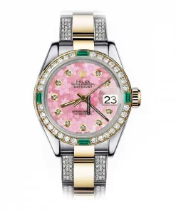 Incredible Replica Rolex Lady-datejust 68273 Automatic Movement 31mm Gold/steel Case Womens Watch