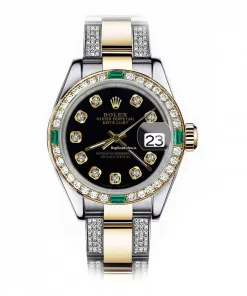 Attractive Clone Rolex Lady-datejust 68273 Automatic Movement 31mm Gold/steel Case Womens Watch