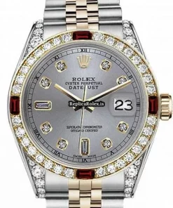 Special Replica Rolex Lady-datejust 69173 Automatic Movement 31mm Gold/steel Case Womens Watch