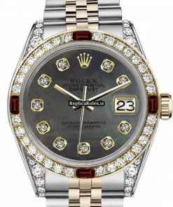 Amazing Replica Rolex Lady-datejust 69173 Automatic Movement 31mm Gold/steel Case Womens Watch