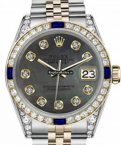 Special Imitation Rolex Lady-datejust 68273 Automatic Movement 31mm Gold/steel Case Womens Watch