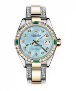 Distinctive Replica Rolex Lady-datejust 68273 Automatic Movement 31mm Gold/steel Case Womens Watch