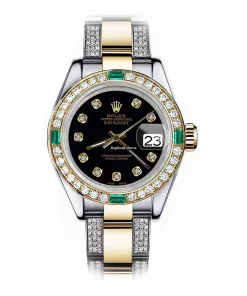 Offering Fake Rolex Lady-datejust 68273 Automatic Movement 31mm Gold/steel Case Womens Watch