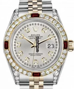Exquisite Replica Rolex Lady-datejust 69173 Automatic Movement 31mm Gold/steel Case Womens Watch