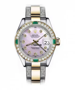 Stylish Replica Rolex Lady-datejust 68273 Automatic Movement 31mm Gold/steel Case Womens Watch