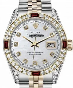 Fantastic Fake Rolex Lady-datejust 69173 Automatic Movement 31mm Gold/steel Case Womens Watch
