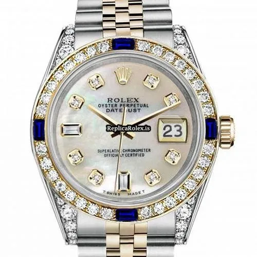 Excellent Replica Rolex Lady-datejust 69173 Automatic Movement 26mm Gold/steel Case Womens Watch