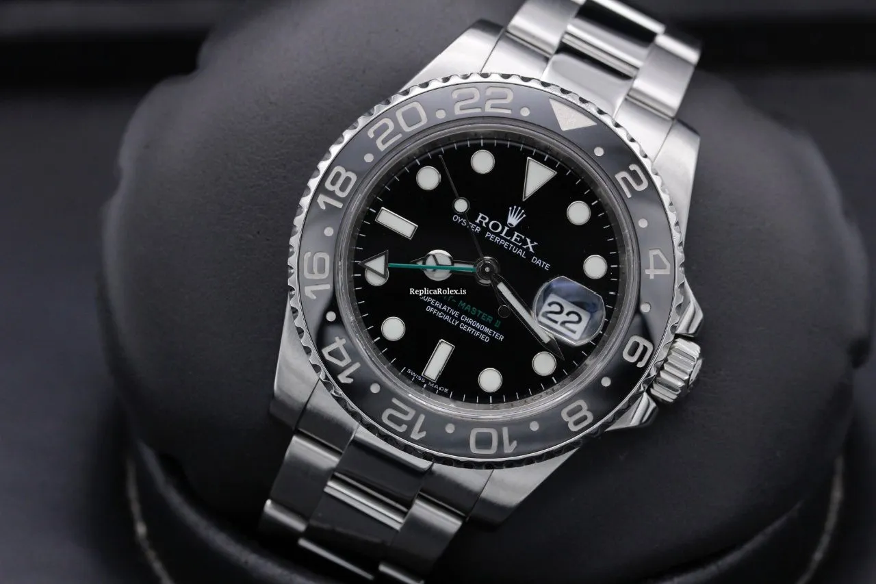 Wholesale Replicas Rolex Gmt-master II 116710 40mm Steel Case Watch - Image 10