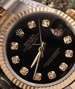 Design Replica Rolex Lady-datejust 68273 Automatic Movement 31mm Gold/steel Case Womens Watch