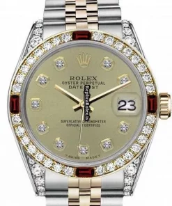 Fantastic Replica Rolex Lady-datejust 69173 Automatic Movement 26mm Gold/steel Case Womens Watch