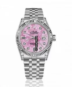 Cool Copies Rolex Oyster Perpetual Lady Date 69160 Automatic Movement 26mm Steel Case Womens Watch
