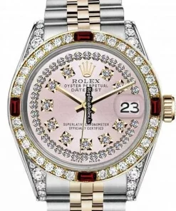 Best Knockoff Rolex Lady-datejust 69173 Automatic Movement 31mm Gold/steel Case Womens Watch