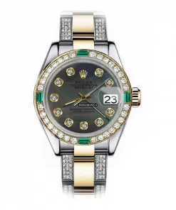 Stylish Replica Rolex Lady-datejust 68273 Automatic Movement 31mm Gold/steel Case Womens Watch