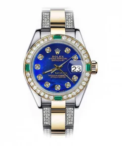 Beautiful Fake Rolex Lady-datejust 68273 Automatic Movement 31mm Gold/steel Case Womens Watch