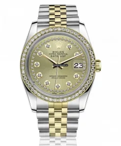 Epic Fakes Rolex Lady-datejust 68274 Automatic Movement 31mm Gold/steel Case Womens Watch