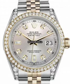 Neat Copies Rolex Lady-datejust 69173 Automatic Movement 26mm Gold/steel Case Womens Watch