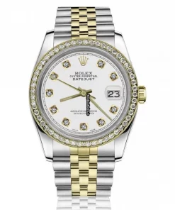 Neat Fake Rolex Lady-datejust 68274 Automatic Movement 31mm Gold/steel Case Womens Watch