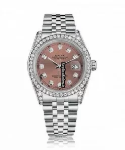 Suitable Replica Rolex Oyster Perpetual Lady Date 69160 Automatic Movement 26mm Steel Case Womens Watch