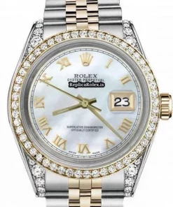 Pleasing Replica Rolex Lady-datejust 69173 Automatic Movement 26mm Gold/steel Case Womens Watch