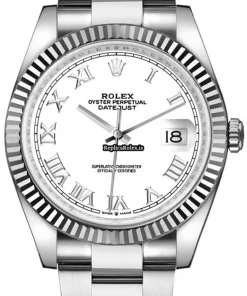 1:1 Fake Rolex Datejust 126234-whtro Caliber 3235 Automatic Movement 36mm Steel Case Mens/unisex Watch