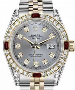 Mind-boggling Replica Rolex Lady-datejust 69173 Automatic Movement 26mm Gold/steel Case Womens Watch