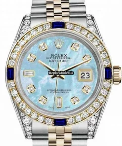 Appealing Replica Rolex Lady-datejust 69173 Automatic Movement 26mm Gold/steel Case Womens Watch