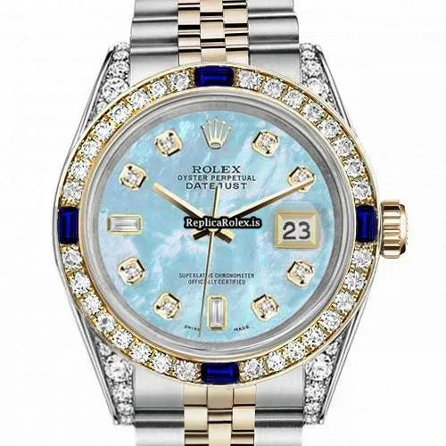Appealing Replica Rolex Lady-datejust 69173 Automatic Movement 26mm Gold/steel Case Womens Watch